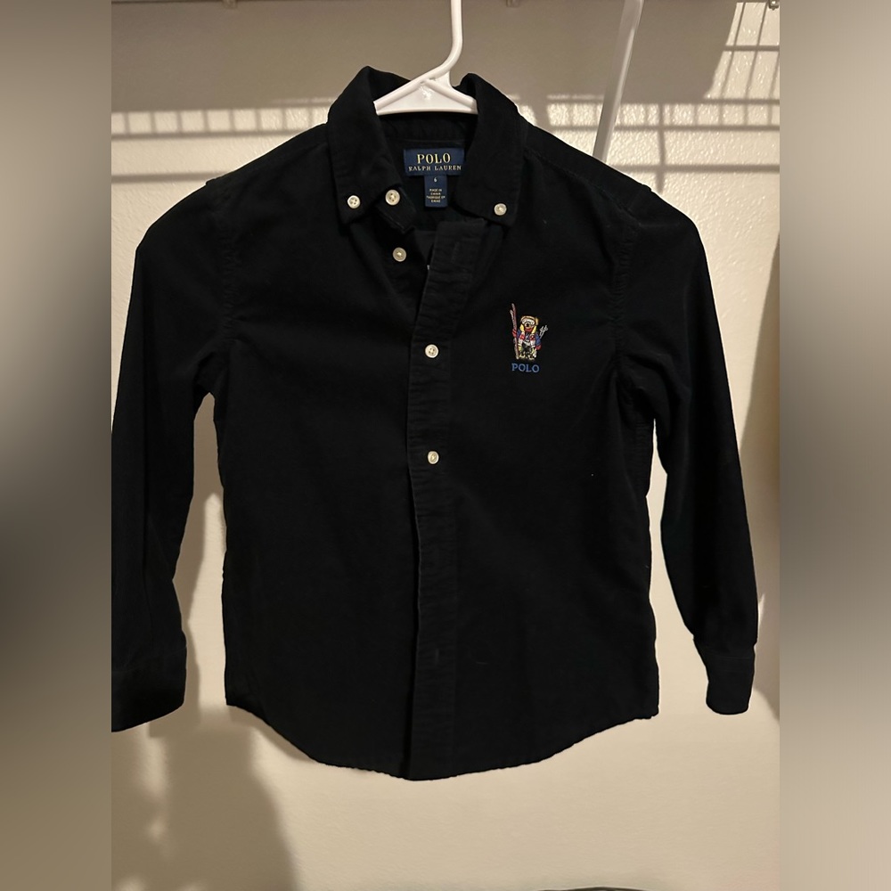 Boys corduroy button down shirt